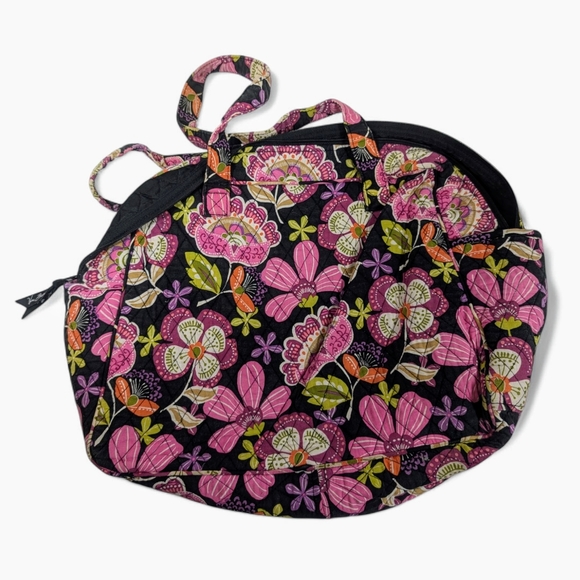 Vera Bradley Pink and Black Quilted Shoulder Bag - Picture 3 of 7